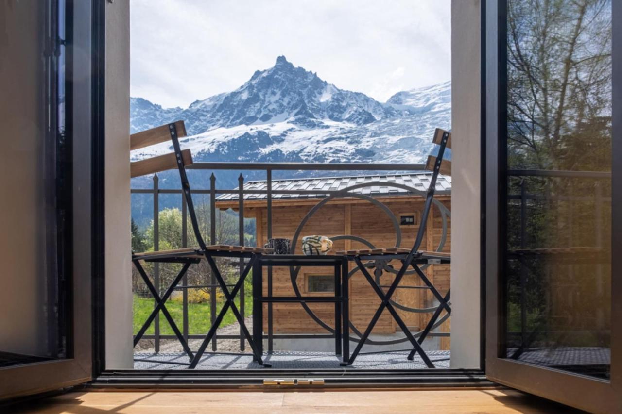 Newly Renovated Apartment With Mont Blanc View 샤모니 외부 사진