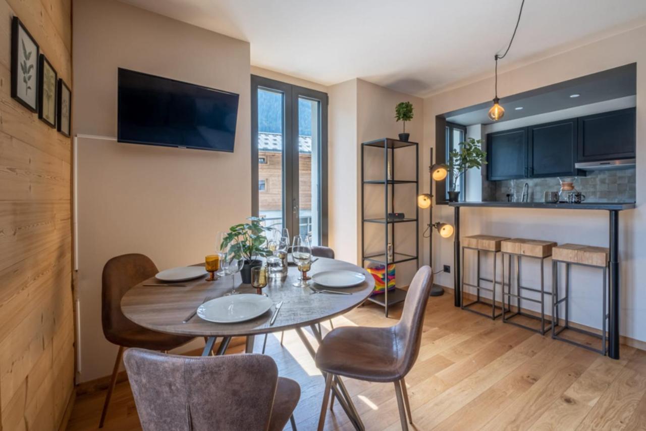 Newly Renovated Apartment With Mont Blanc View 샤모니 외부 사진